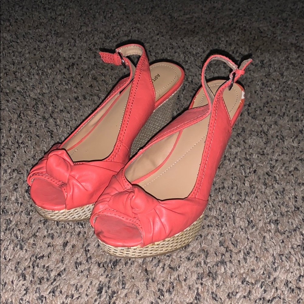 Coral heels